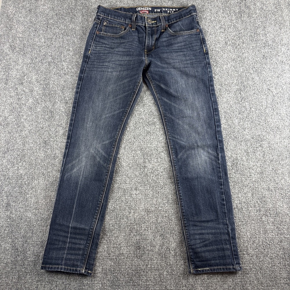 Denizen from Levi's 216 Slim Skinny Fit Jeans Men's 30x30 Dark Wash Stretch